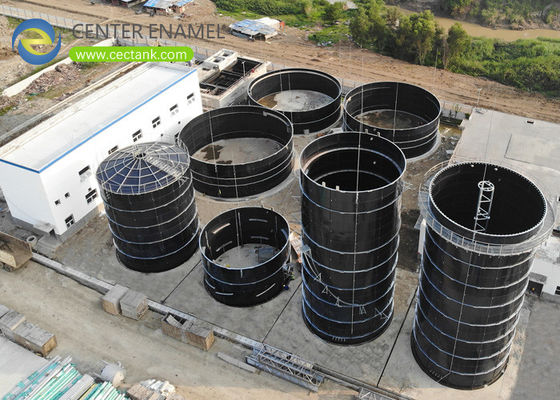 Réservoirs en acier boulonné imperméable au liquide pour les silos de stockage de matières en vrac