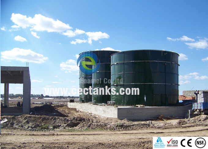 Réservoir de stockage de biogaz résistant à la corrosion Réservoirs de stockage d'eau en acier inoxydable 0