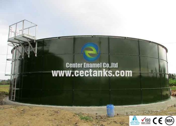 Réservoirs de stockage d'eaux usées industrielles avec revêtement vitreux en émail personnalisé 1