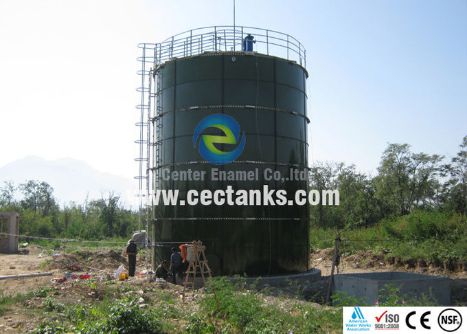 6.0Dégesteur de traitement des eaux usées Mohs, réservoir de stockage des eaux usées en verre fusionné à l' acier 0