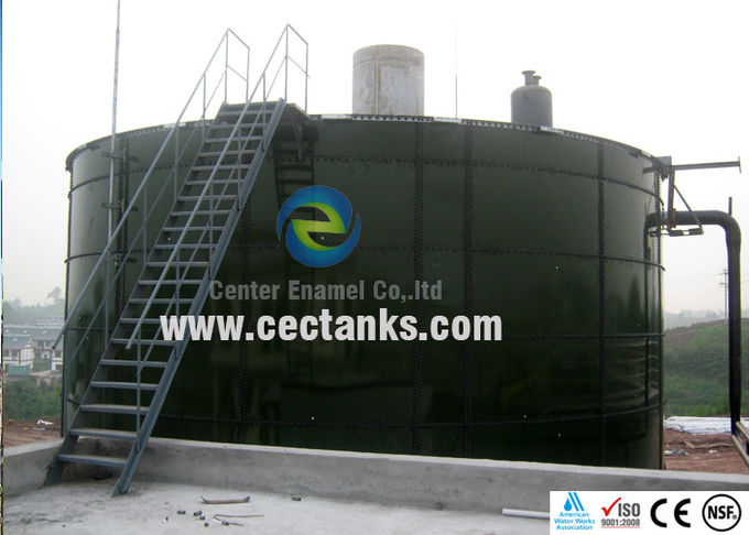 Équipement d'irrigation en acier revêtu de verre réservoirs de stockage d'eau agricoles systèmes de pulvérisation Résistance chimique 0