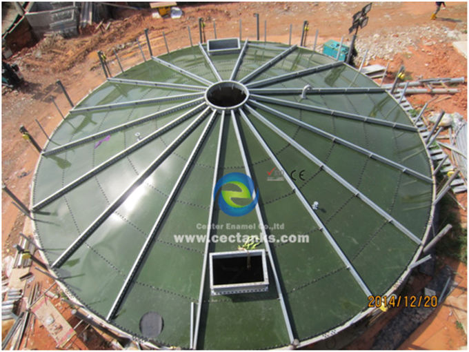 Installations de traitement des eaux usées De verre fondu en acier réservoirs d'eau pour les traitements municipaux et zones industrielles organisées 1