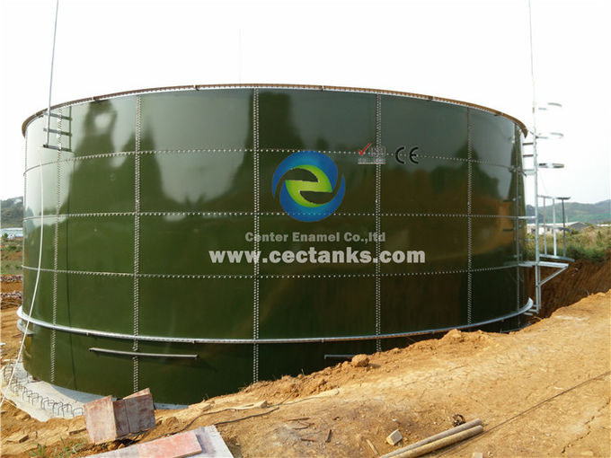 Installations de traitement des eaux usées De verre fondu en acier réservoirs d'eau pour les traitements municipaux et zones industrielles organisées 0