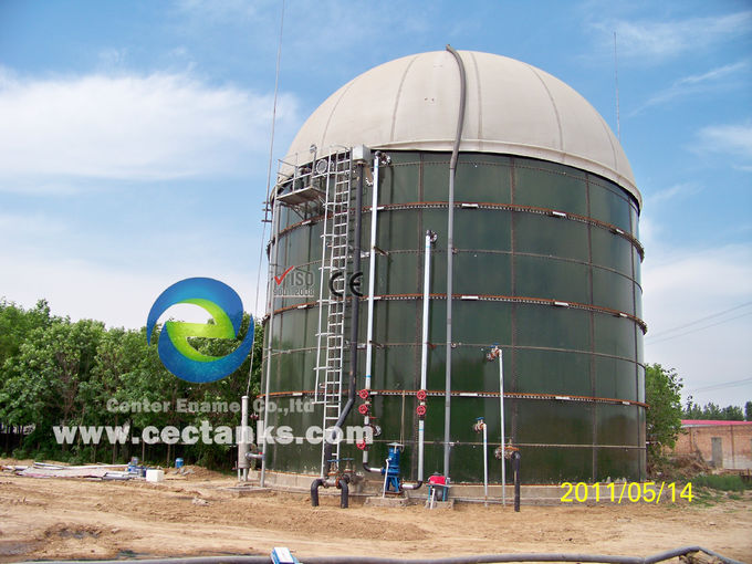 1 -4 MW de centrale électrique au biogaz EPC clé en main BOT BTO Service de projet avec réservoirs de stockage en verre fusionné à l'acier 1