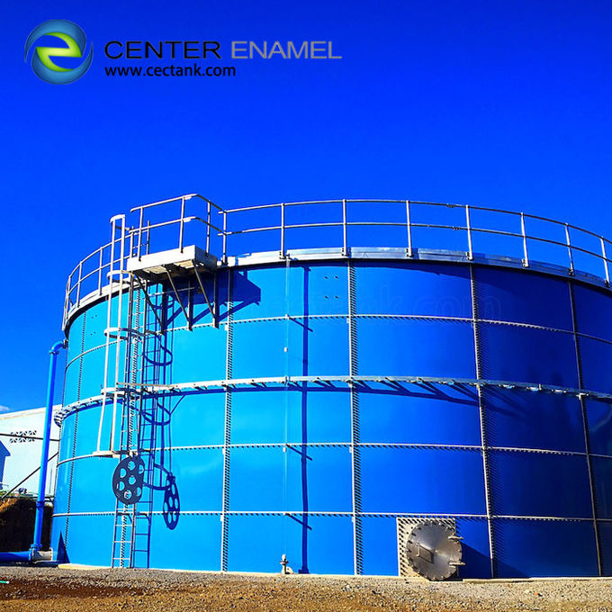 Réservoirs de stockage de liquide en acier boulonné pour le traitement des eaux usées du pétrole et du gaz 0
