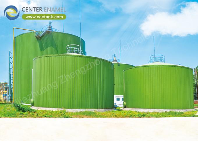 Projet de centrale de biogaz à plaques d'acier de 3 mm qui permet d'utiliser les ressources des déchets organiques 0
