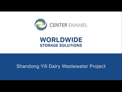 L'innovation en action: Center Enamel termine avec succès le revêtement d'émail pour la Dairy Was de Shandong Yili