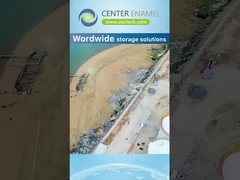 Projet de traitement des eaux usées chimiques de Guangxi (réservoirs d'époxy liés par fusion)