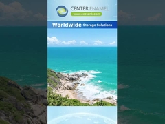 Récipients d'eaux usées en verre fusionné à l'acier avec une durée de vie de 30 ans