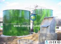 Réservoir d' émail de stockage de boues, réservoir d' eau de 200000 gallons pour le traitement des eaux usées