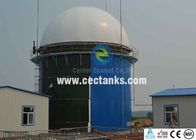 Réservoir de stockage de biogaz à toit à double membrane