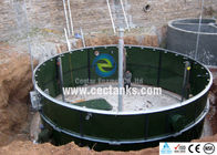 Réservoirs de stockage d'eau usée en verre fondu en acier personnalisés de qualité ART 310 en acier
