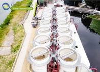 20m3 Projet de traitement des eaux usées urbaines Glossy ART 310 Créer un beau environnement écologique fluvial