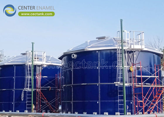 Construction rapide et peu coûteuse de toits en aluminium pour les usines d'épuration des eaux usées