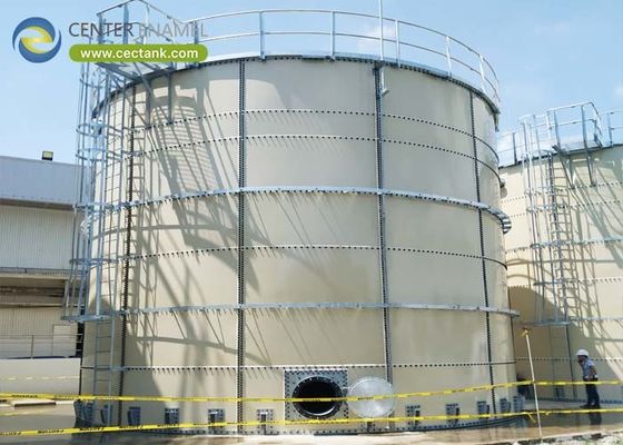 Centre d'inspection de l'émail des réservoirs en acier revêtu d'époxy pour l'eau salée et les eaux usées