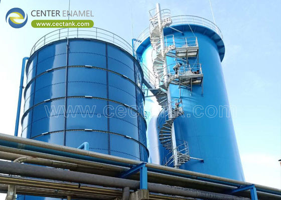 Centre Ename fournit des réservoirs d'acier revêtu d'époxy AWWA D103-97 en tant que réservoir de clarification municipal