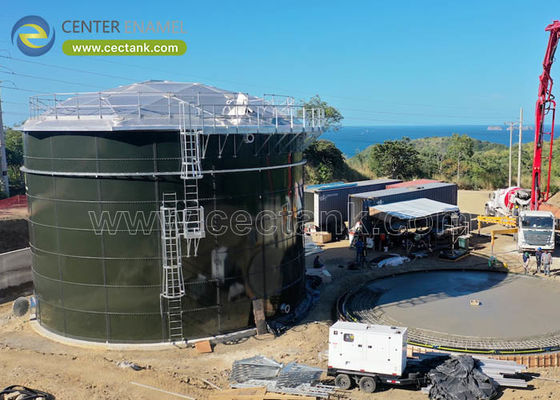 Protéger la qualité de l'eau potable avec des toits en aluminium émaillé au centre