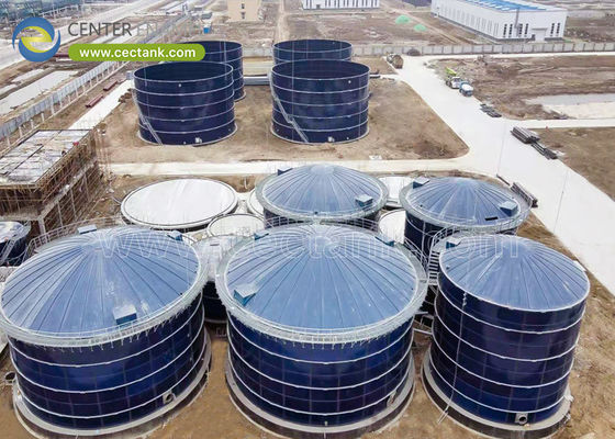 Réservoirs en verre fusionné à l'acier avec volumes librement évolutifs: 20 m3 ∼ 35 000 m3