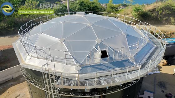 Toits géodésiques en aluminium durables pour les réservoirs d'eau potable