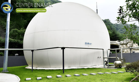 Réservoir à biogas à double membrane écologique pour un traitement efficace des eaux usées dans les exploitations d'élevage