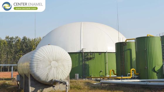 Peinture en émail de porcelaine réservoir de digestion anaérobie pour le processus d'énergie renouvelable