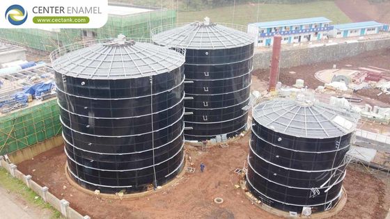 Réservoirs de stockage de biogaz et digestion anaérobie dans le traitement des eaux usées: solutions de grande capacité pour une production d'énergie durable