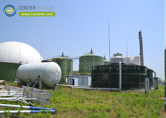 Les réservoirs de verre fusionné en acier pour une centrale de gazéification à biomasse de 1 MW: conversion des déchets en énergie de manière efficace