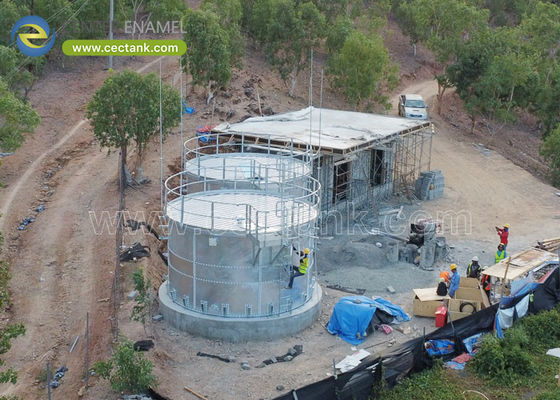 AWWA D103 Réservoirs d'acier galvanisé standard pour le stockage d'eau de protection contre les incendies