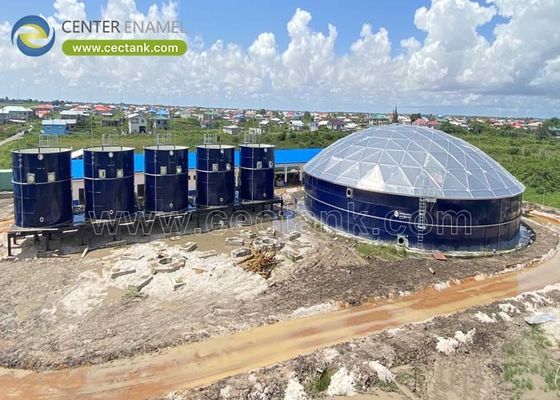 Costa Rica réservoir d'eau potable en acier revêtu de verre avec certifications NSF: la meilleure solution pour un stockage de l'eau sûr et fiable