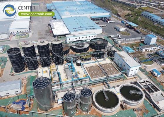 Des réservoirs de stockage de liquide recouverts de verre et très résistants à la corrosion: une solution fiable pour un stockage de liquide sûr et efficace