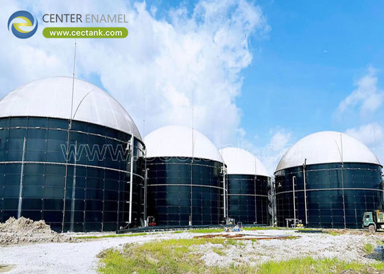 Des réservoirs de digestion anaérobie en acier boulonné de conception personnalisée: une solution sur mesure pour le traitement des eaux usées et la production de biogaz