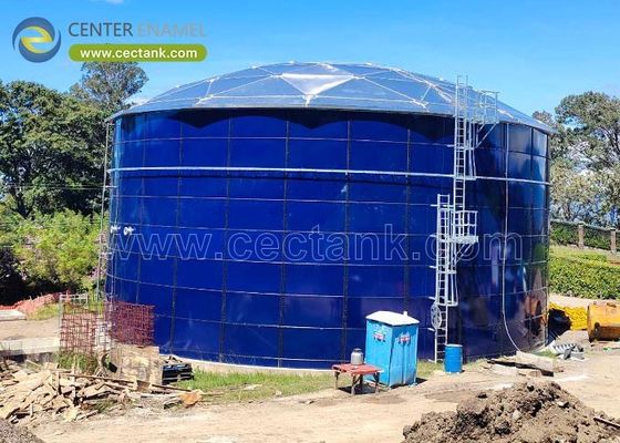 réservoirs de stockage de déchets secs en acier fondus en verre pour les usines agricoles: solutions de stockage fiables et durables