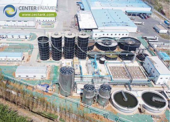 Des réservoirs de traitement des eaux usées en acier recouverts de verre: une solution flexible et durable pour augmenter la capacité