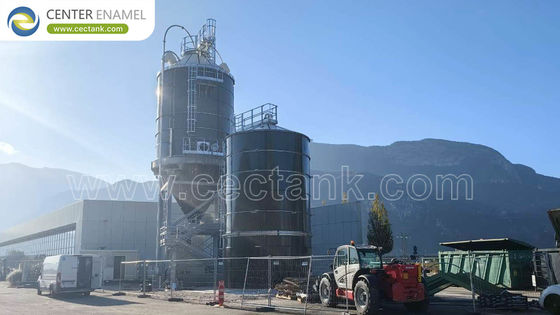 Des réservoirs en verre fusionné avec de l'acier comme silos de stockage de céréales pour le stockage du maïs et des semences: la solution idéale pour l'efficacité agricole