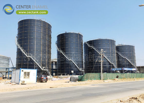 Réservoir en acier boulonné comme réacteur EGSB pour projet de production de biogaz