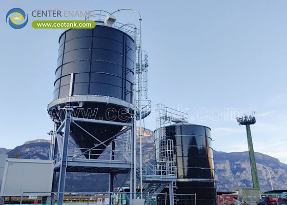 Silos de stockage de vrac sec: solutions fiables pour un stockage sûr et efficace de la matière en vrac par émail central