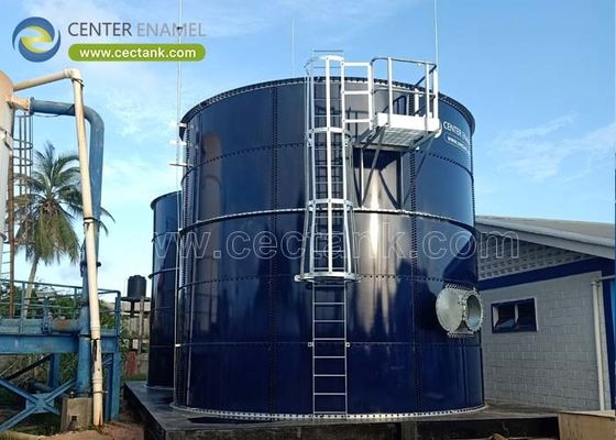 Réservoirs de stockage de liquide avec les normes ISO 9001:2008 pour les projets de traitement des eaux usées
