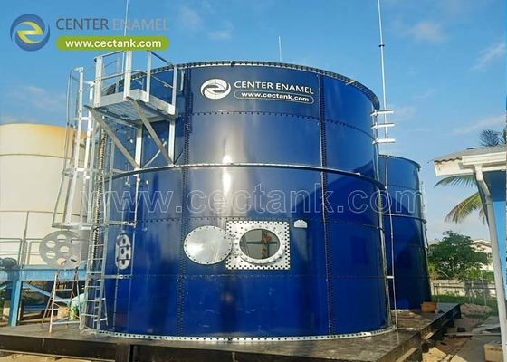 Réservoirs industriels de stockage de liquide pour les projets de stockage d'eau potable: qualité et fiabilité inégalées par l'émail central