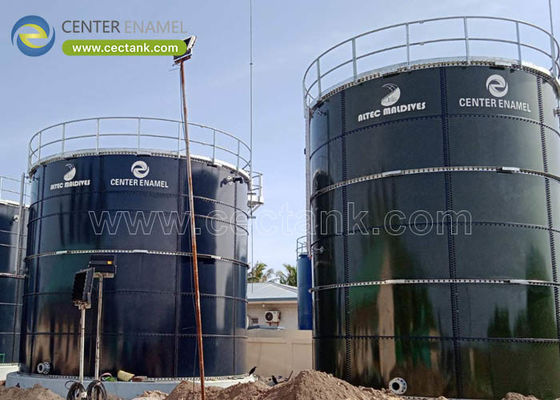 Solutions de réservoirs d'eau d'irrigation sur mesure pour le stockage de l'eau agricole avec émail central