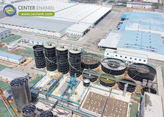 Center Enamel fournit des réservoirs en acier SBR vitrés pour les projets de traitement des eaux usées: une solution fiable et efficace