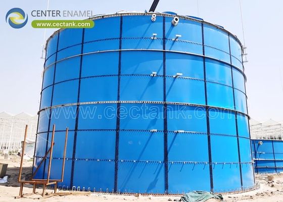 Stockage sûr et fiable de l'eau potable avec des réservoirs en acier revêtu d'époxy