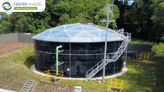 Des réservoirs de stockage d'eau en acier soudé en émail central conçus pour des performances robustes et une fiabilité durable