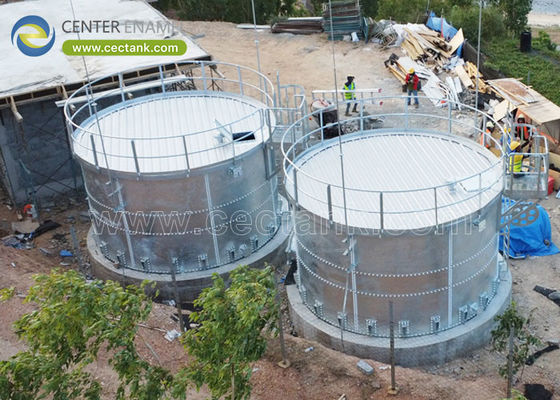 Réservoirs en acier galvanisé en verre fondu pour des solutions de stockage d'eau en acier galvanisé fiables et rentables