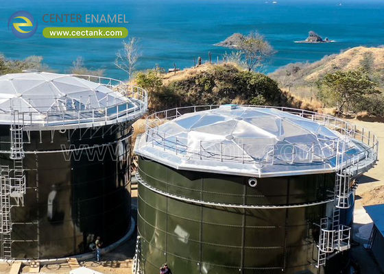 Amélioration de la durabilité et de l'efficacité: les toits de dôme en aluminium de Centre Enamel pour les réservoirs de stockage de pétrole brut au Burundi