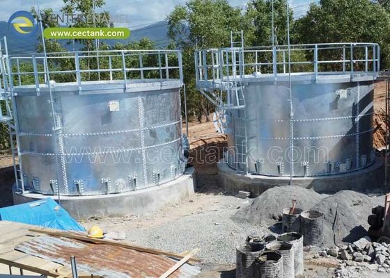 réservoirs galvanisés à boulons de qualité supérieure pour le stockage de l'eau potable