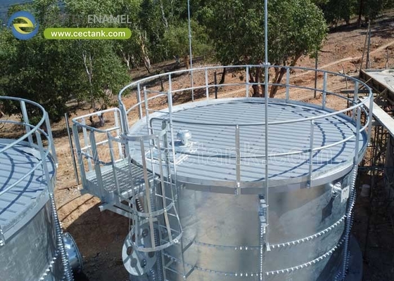 Réservoirs à boulons en acier galvanisé pour la collecte de l'eau de pluie dans tous les climats