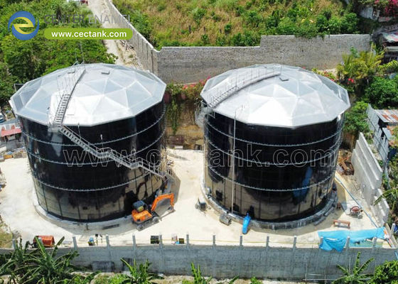 Center Enamel : Améliorer les performances des réservoirs de stockage des eaux usées et la gestion environnementale grâce aux toits dômes en aluminium avancés