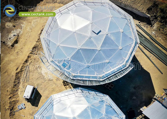 Maximiser l'efficacité et la protection de l'environnement Centre Les toits de dôme en aluminium émaillé pour les réservoirs Frac