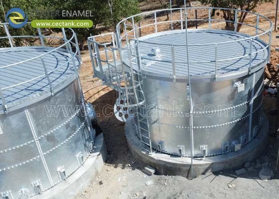 Installation facile et performance durable des réservoirs en acier galvanisé pour une irrigation durable