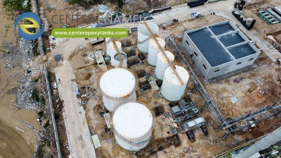 Réservoirs boulonnés en acier revêtu d'époxy pour l'eau d'incendie : Confinement dédié à la sécurité incendie